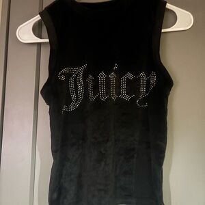 Juicy Couture Black Crew Neck Top
